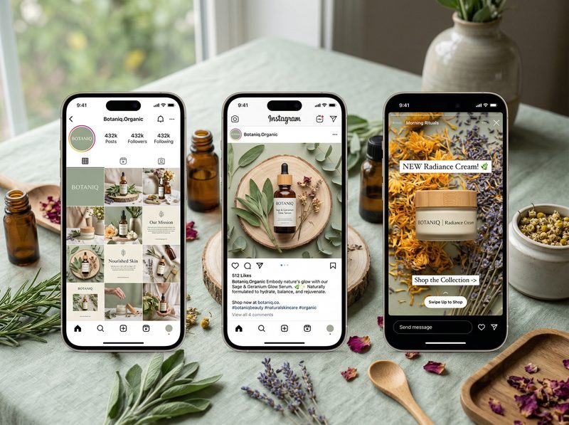 Botaniq Organic Beauty Social Media